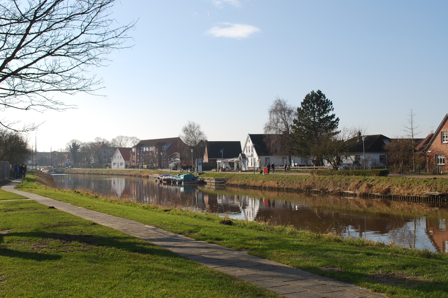 Carolinensiel Promenade an der Harle